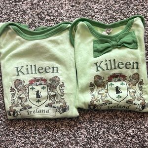 Killeen Ireland onesie shirts